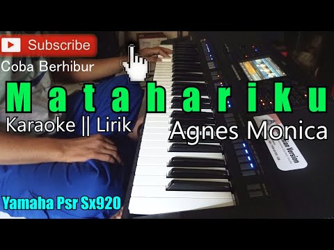 Agnes Monica - Matahariku (Karaoke Lirik)