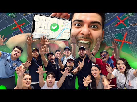 50 UBICACIONES… y SOLO UNA ERA REAL 😱 | jugamos ESCONDIDAS por toda la ciudad 