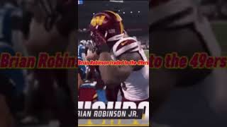 Brian Robinson traded #football #nfl