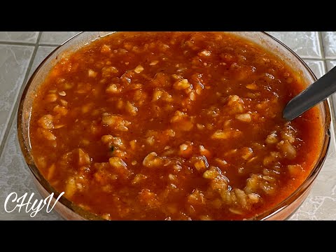 Salsa de Pepino para Pozole y Antojitos