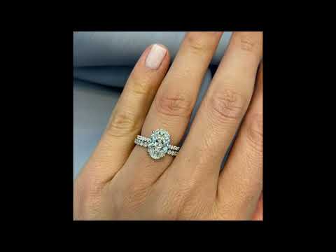2.6 ct Oval Diamond Signature Wrap Ring