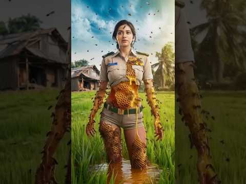 police Vs bees 🐝       #shortvideo