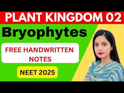 Class 11 || Bryophytes (Plant kingdom) || NCERT