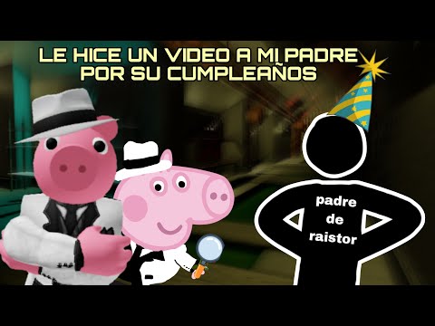 Le hice un vídeo a mi padre por su cumpleaños y está es su reacción | Roblox