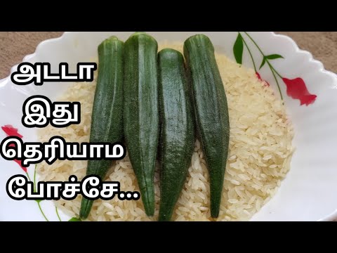 1கப் அரிசியுடன் 4 வெண்டைக்காய் சேர்த்து இப்படி செஞ்சு பாருங்க||Healthy breakfast/dinner recipe