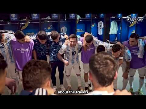 (Eng Sub.) Lionel Messi's speech before the Copa America Final 2021 | HD