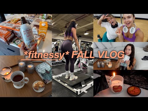 fall grocery haul, dieting/food chats, glute workout, cozy reading ༄🥧₊ ⊹✧˖°.🍂