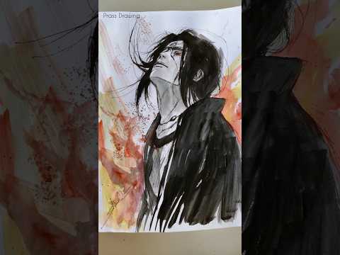 This Itachi Uchiha Drawing Challenge Was Interesting. #shorts
