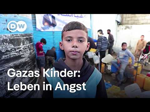 Traumatisiert und in ständiger Angst: Kinder in Gaza kämpfen ums Überleben | DW Nachrichten