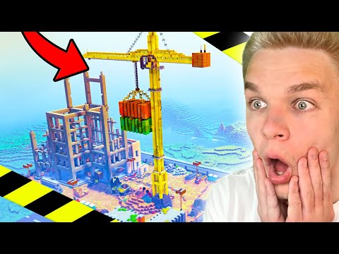 Zaczynam BUDOWĘ 🏗⚠️ *NAJWIĘKSZEGO PROJEKTU* ⚠️ w MOIM ŻYCIU na MILIONOWICACH w Minecraft! 😱