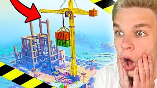 Zaczynam BUDOWĘ 🏗⚠️ *NAJWIĘKSZEGO PROJEKTU* ⚠️ w MOIM ŻYCIU na MILIONOWICACH w Minecraft! 😱