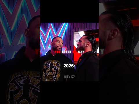 Roman Reigns & Seth Rollins Backstage "Then Vs Now" 🥵 Edit