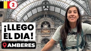 🚅 Viajamos de BRUSELAS a AMBERES para reencontrarnos con nuestro motorhome 🇧🇪 #Belgica - Ep.2