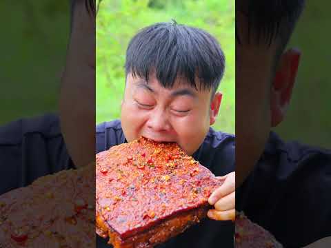 This crispy pork belly is so fragrant! #asmr #delicious #eat