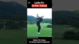 "Lydia Ko" Driver Swing #swing #golf #golfsimulator  #golfswing #LydiaKo