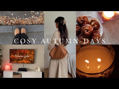 Cosy vlog 🍂 Autumn decor shopping, baking, cosy books