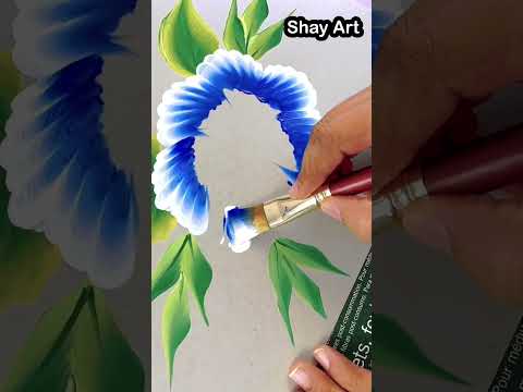Super Art๐ฑ One Stroke Painting ๐๐ #shorts #art #drawing