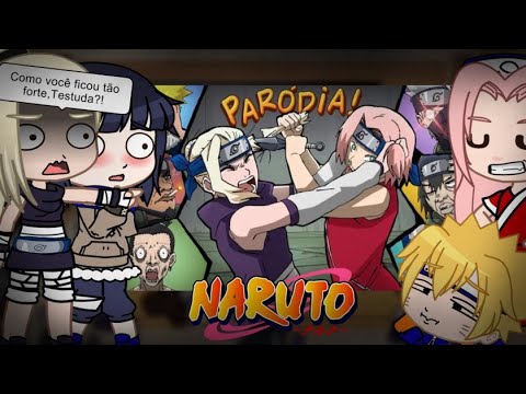 Sala Naruto react MALANDRAGEM NINJA Ep 19|AS BARRAQUEIRAS|(Voice Makers)Gacha Club