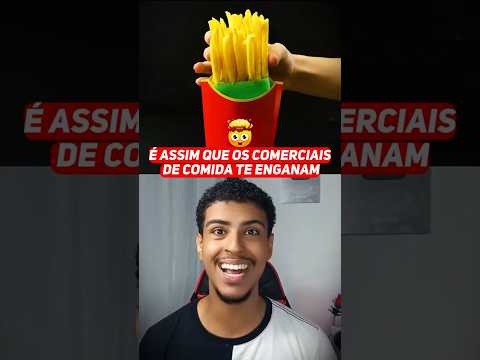 É Assim Que Os Comerciais De Comida Te Enganam 🤯#shorts