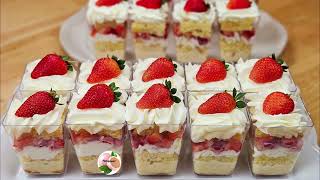 Como Estabilizar el Chantilly y Hacer Vasitos de 3 Leches para San Valentin!!