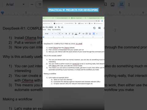Practical DeepSeek R1 Projects for Developers  #ai #coding