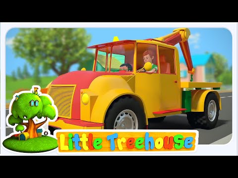 Roues Sur la Dépanneuse | 3d Comptines et Chansons Pour Les Bébés En Français