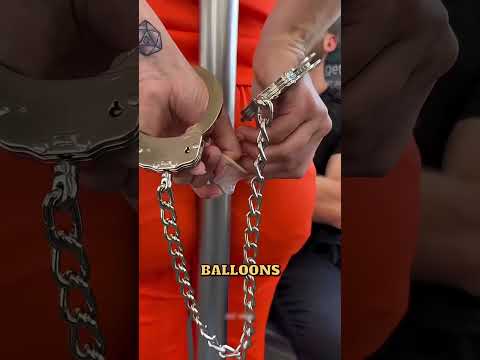 This Girl Broke The Handcuffs With Balloons