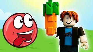 Впервые играю в Вырасти Сад! Красныш играет в роблокс. Мультик игра про красный шар #187
