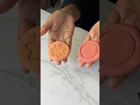Making Squid game dalgona candy clay. #game #like #diy #diyclay #oddlysatisfying