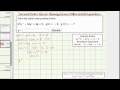Auxiliary Equations and Differential Solutions