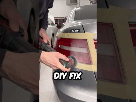 Quick fix for hazy tail lights