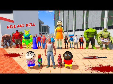 FRANKLIN PLAY HIDE AND KILL IN INDIAN BIKE DRIVING 3D