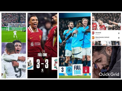 😡Mbappé enfonce le Réal🔥City retrouve le sourire🤩Salah sauvé Liverpool! Arsenal corrige United😱