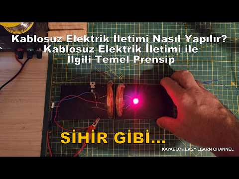 Kablosuz Elektrik İletimi Nasıl Yapılır?  Kablosuz Elektrik İletimi ile İlgili Temel Prensip