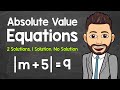 Understanding Absolute Value Equations