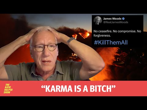 Genocidal James Woods Loses Home in LA Fires