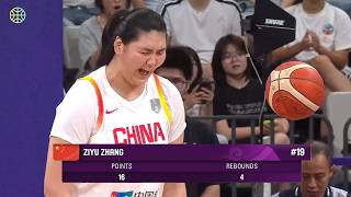 7'3" Ziyu Zhang Dominates Women's Asia Cup | FIBA Basketball