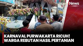 Ricuh Berebut Hasil Pertanian, Warga Serbu Karnaval Mobil Hias di Purwakarta | iNews Room 18/8