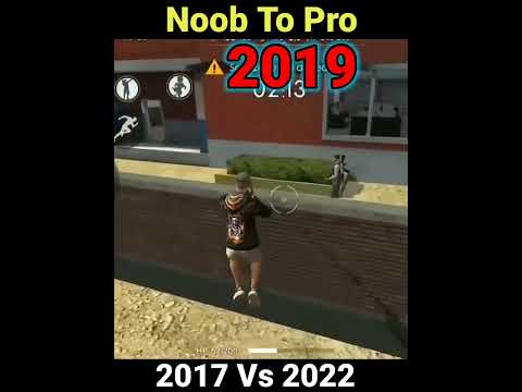 Noob To Pro 2017 Vs 2021 #shorts #freefire#short