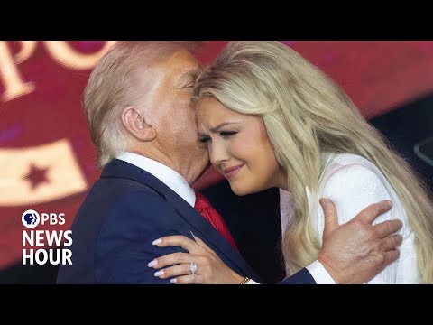 YouTube video thumbnail: At Kirk Memorial, Trump Escalates Promises of Political Retribution Against his Enemies