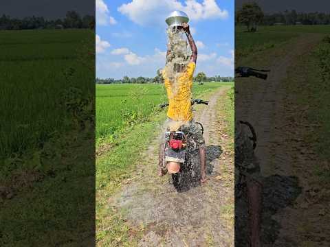Where did the motorcycle helmet go?