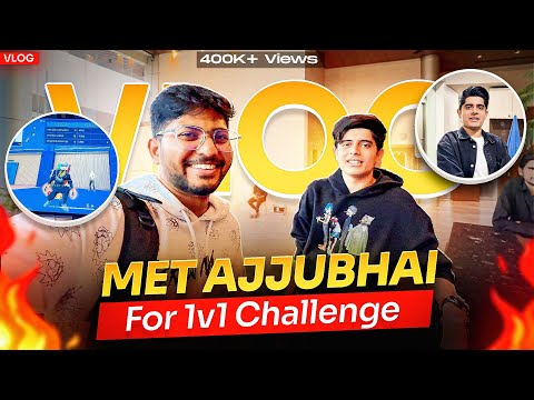 Met Ajjubhai (​⁠@TotalGaming093 ) For 1vs1 Challenge In Real Life 😎 - Munna Bhai Gaming Vlogs