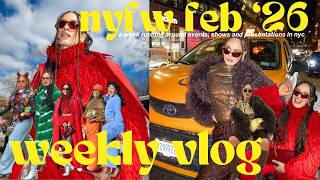 NYFW 2026 VLOG | running around from events to shows...OH and we got a free Bottega BAG?!