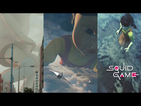 【衝撃映像】全世界を巻き込む究極の『だるまさんがころんだ』! ! 超巨大イカゲーム人形が世界を征服 Squid Game #shorts