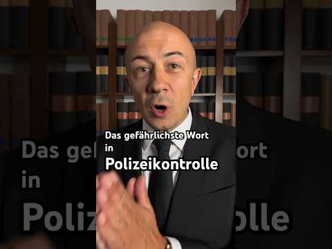 ⚠️ Das gefährlichste Wort in Polizeikontrolle: