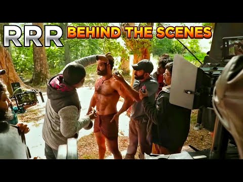 RRR: Behind The Scenes & Shooting | Junior NTR Entry | SS Rajamouli, Ramcharan, Junior NTR