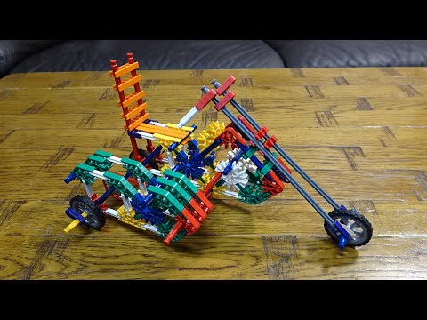 Building a K'nex Motorbike With a Sidecar