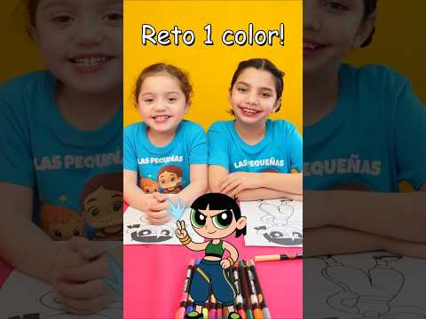 💚ZOEY BELLOTA. 1 MARKER CHALLENGE. Las pequeñas colorean a las Huntrix x Chicas Superpoderosas #art