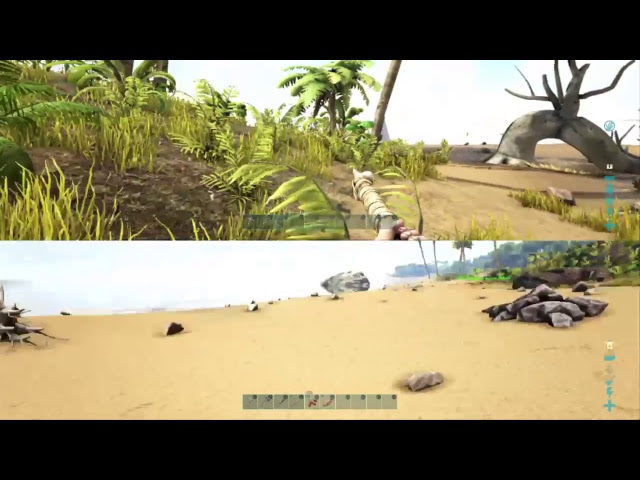 Ark Splitscreen with The Mrs.