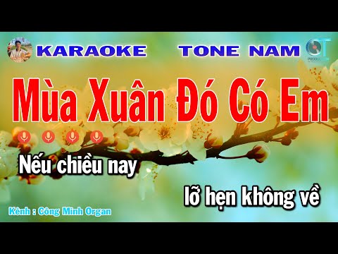 Karaoke Mùa xuân Đó Có Em Tone Nam